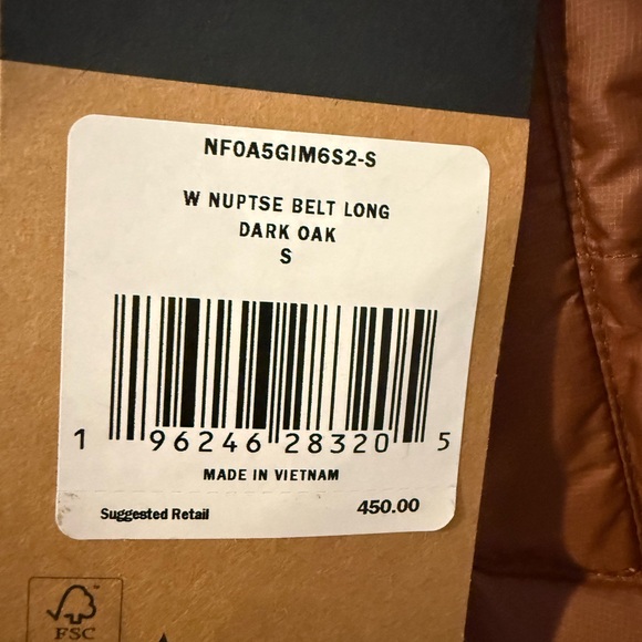 The North Face Women's Dark Oak Belted Puffer Jacket - Picture 6 of 16